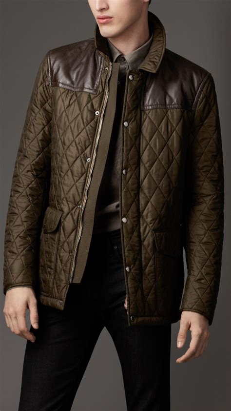 burberry men jacket ebay.com|Burberry quilted jackets for men.